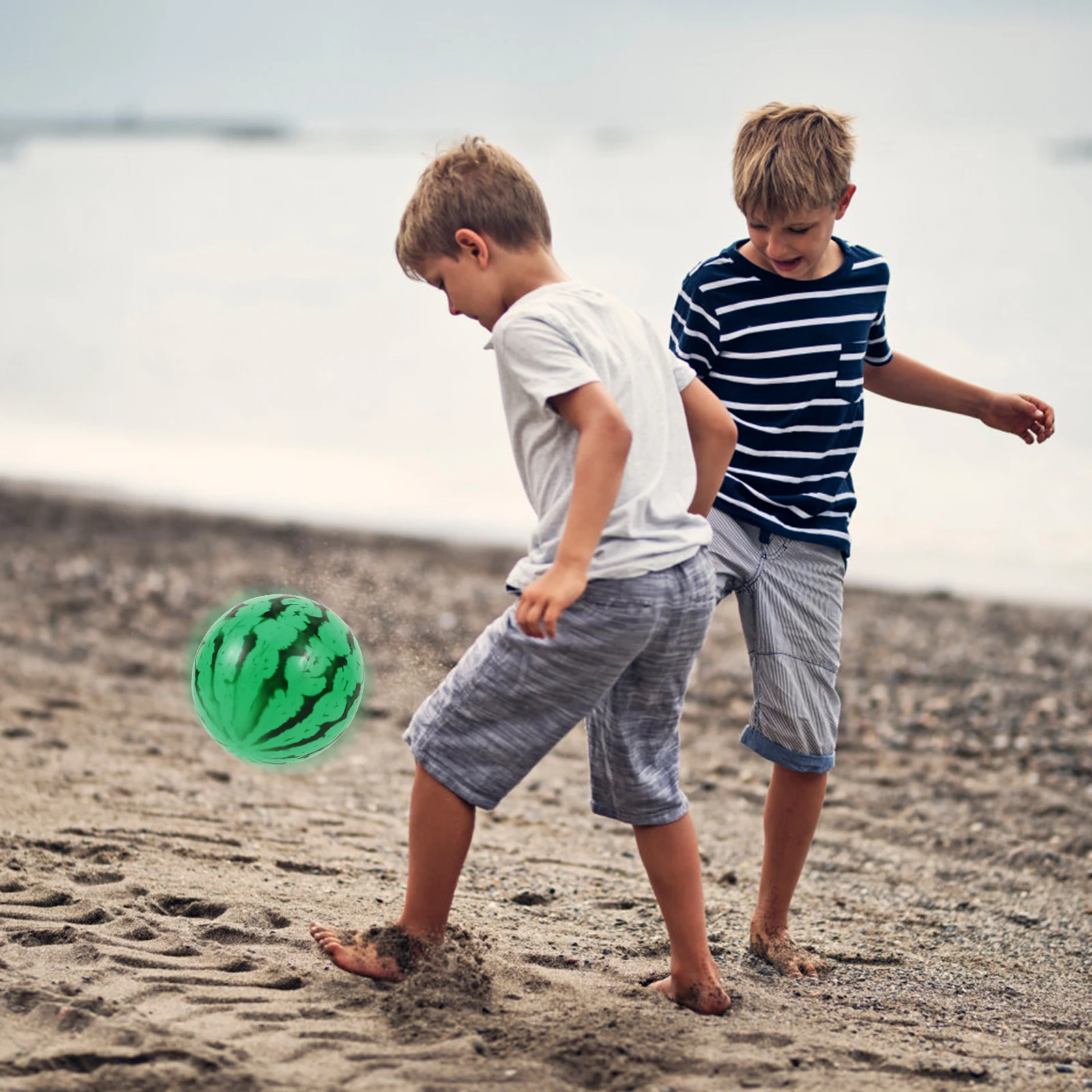 

Kids Sports Toys Inflatable Beach Clear Elastic Fun Fake Child