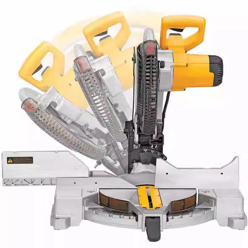 Sega a mitra di precisione Push Pull Attrezzatura per il taglio del legno in alluminio DWS780 Modello 1600W Potente sega elettrica