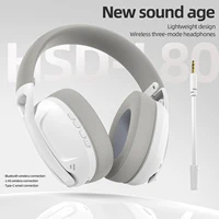 SMAILWOLF L80 Bluetooth inalámbrico con cable de tres modos para juegos auriculares portátiles para el hogar auriculares ligeros con micrófono