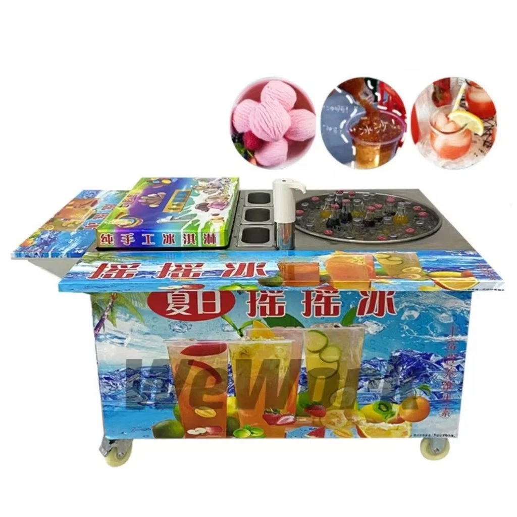 #￥forWeWork Thailand Shake Ice Machine Commercial Slushy Machine Stainless Steel Margarita Smoothie Frozen Drink Maker
