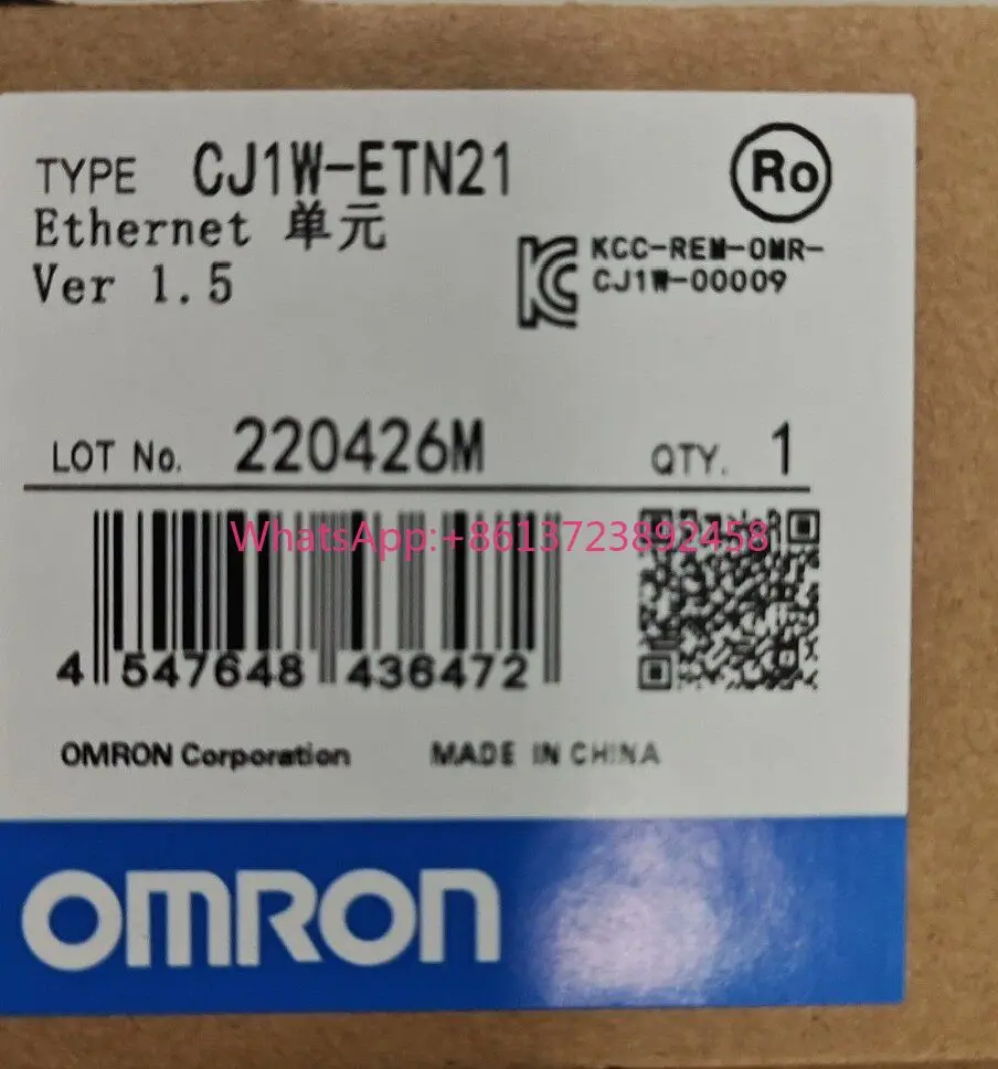 

Omron CJ1W-ETN21 is in stock in new original