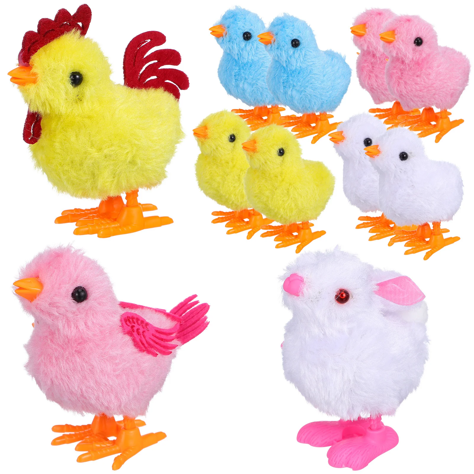 1Set Wind Up Chick Leuke Springen Kip Dier Decoraties Vakantie Feestartikelen Clockwork Hoppen Haan Kid Gift