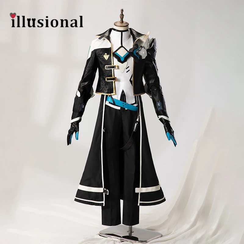 illusional Honkai Impact 3rd Cosplay Kevin Kaslana Cosplay Costume Game Kevin Kaslana Unifrom Set Halloween Costume