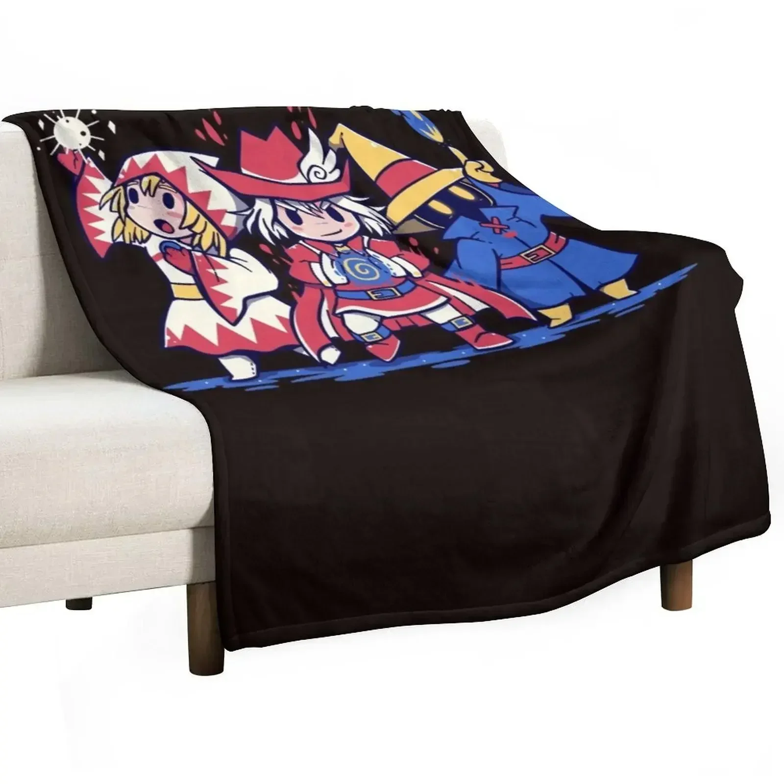 

The Three Mages Throw Blanket Lightweight Warm Blanket for Indoor Outdoor Use