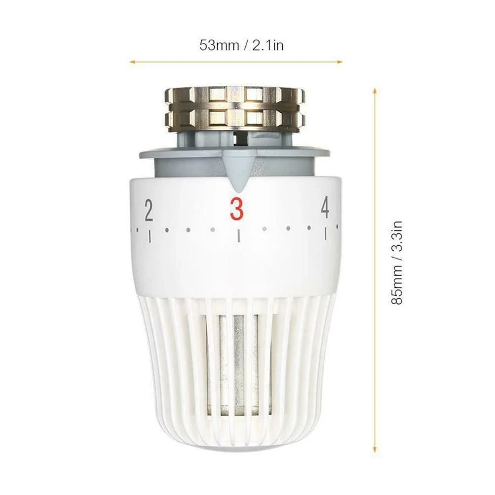 M30x1.5 Thermostatic Radiator Valve Replacement Sensor Head Control Valve Floor Heating Temperature Control Thermostat Valve