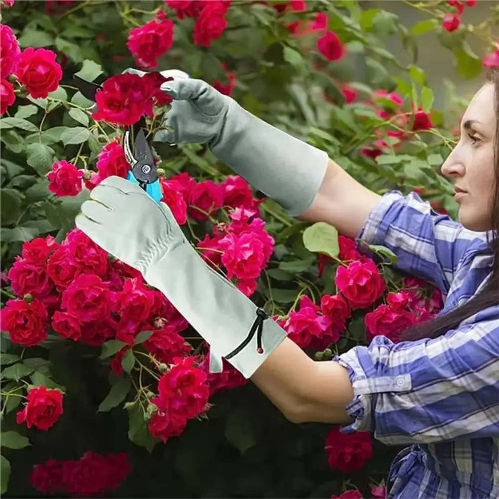 

Stab Proof Horticultural Gloves Wear-resistant Adjustable Cuff Labor Protection Gloves Anti Insect Bite Long-sleeved