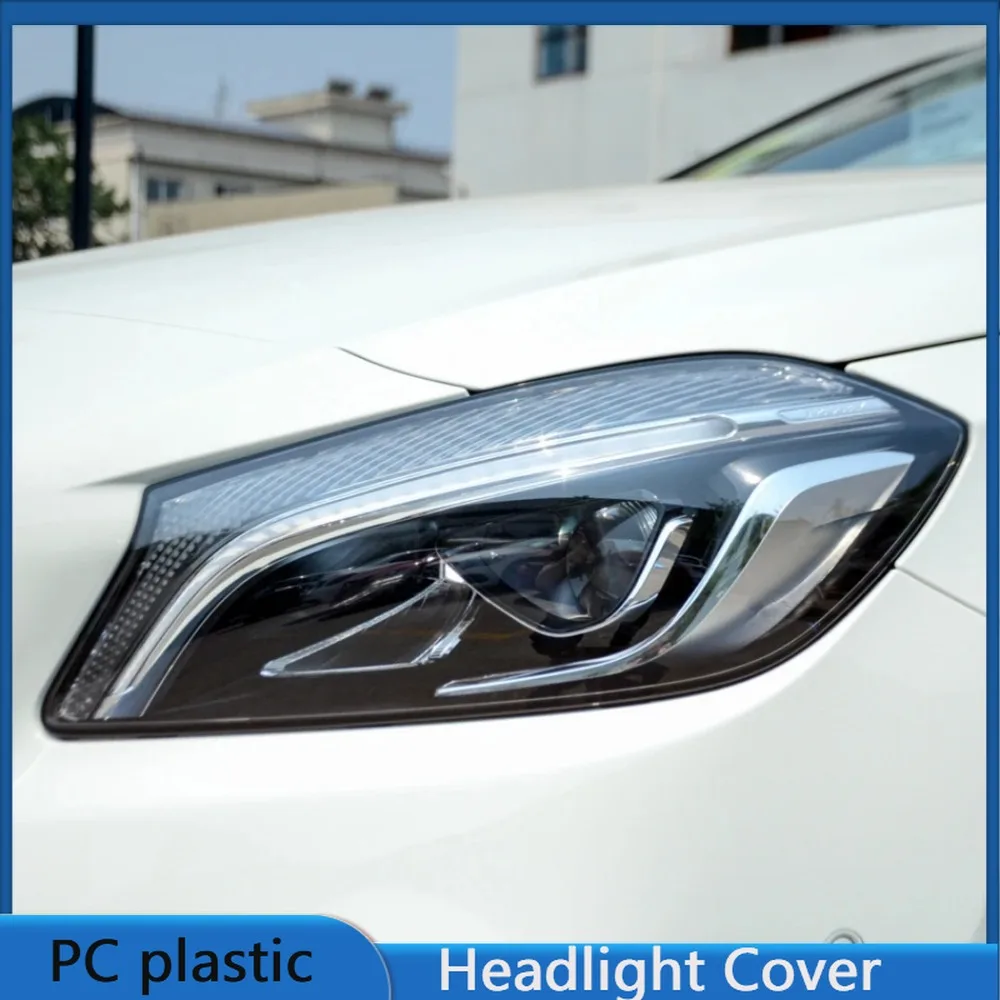 

For Mercedes Benz A Class W176 A180 A200 A260 A45 AMG 2016 -2018 CYear Front Headlight Cover Body Kit Accessories