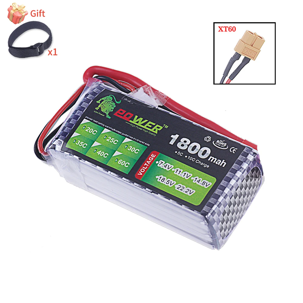 3S 11.1V Lipo Batterij Deans T / XT60 1500mAh 1800mAh 2200mAh 2800mAh 4200mAh 5200mAh 7200mAh Voor RC Auto Vrachtwagen Buggy Racing Boot