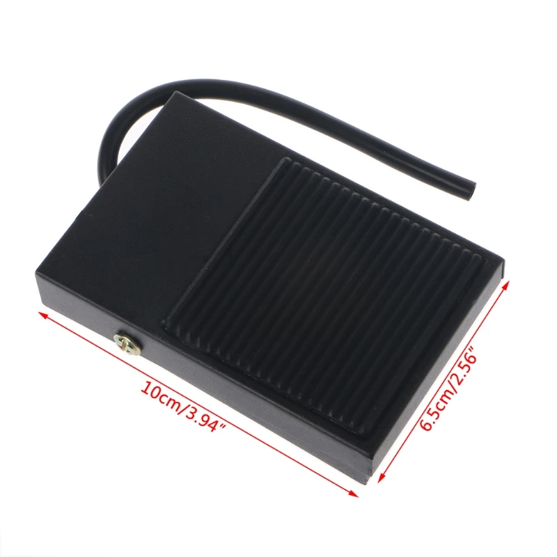 

250V 10A Heavy Duty Metal Momentary Electric Power Antislip Foot Pedal