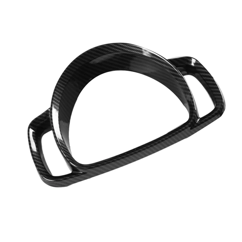 

A82E-Instrument Panel Decorative Frame Carbon Fiber Texture Style Center Console Frame For Mercedes-Benz Smart Fortwo 09-15