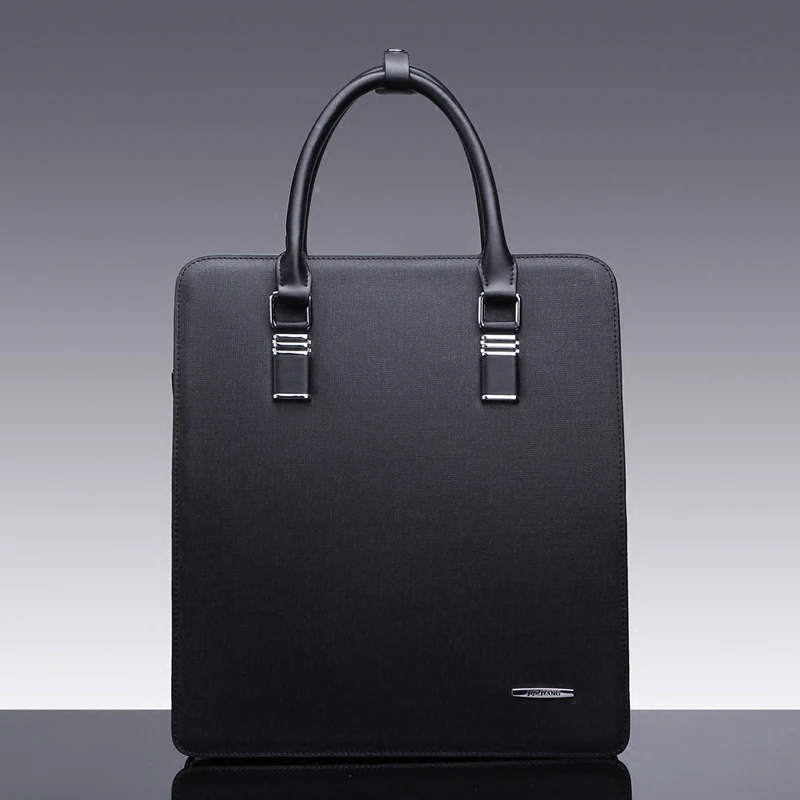 

Small Handbag with Password Lock Men's Verticle Square Business Men's Bag Hand Bag Casual Bag Simple Leather Briefcase Men