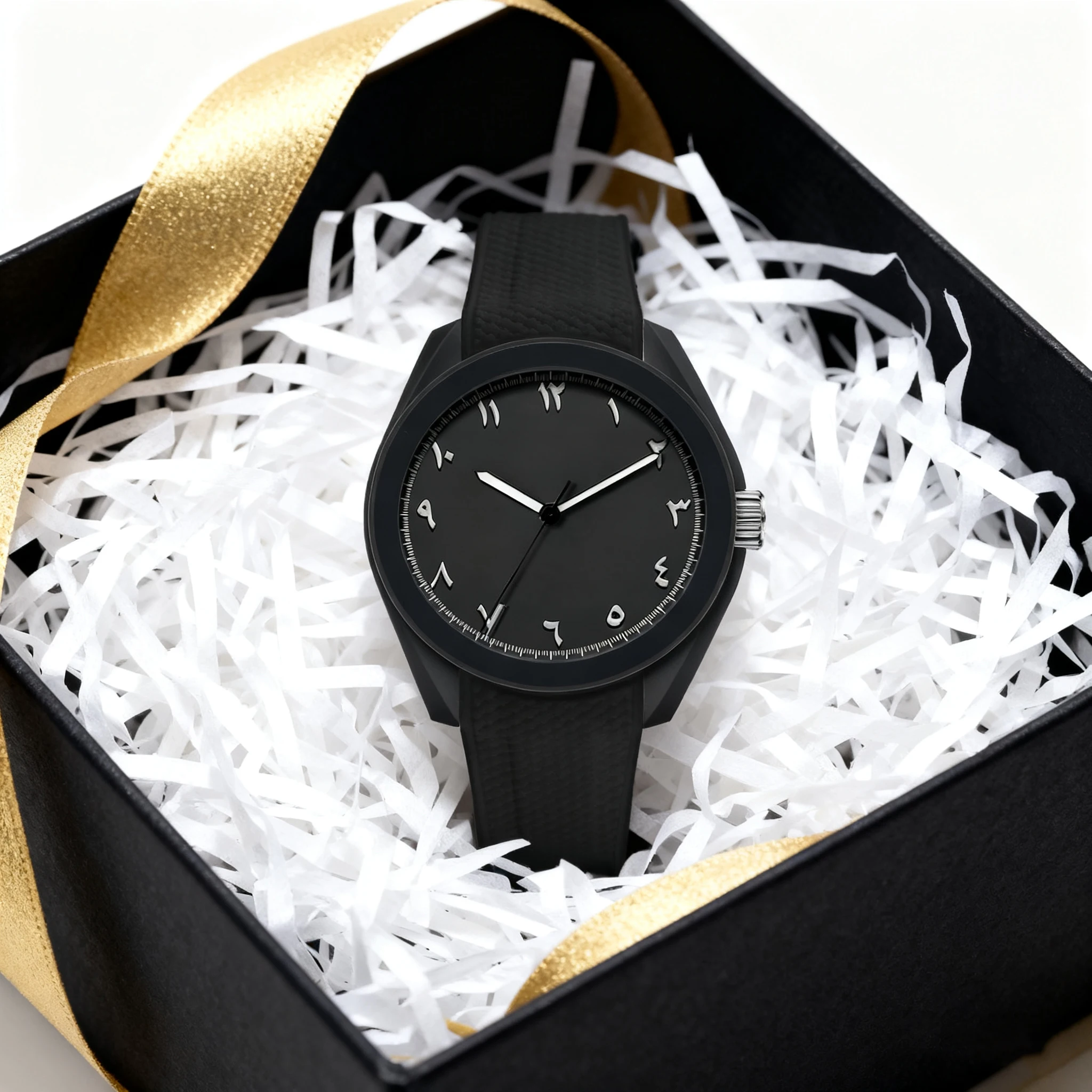 موضة 2026 نموذج ما قبل الإصدار ساعة كوارتز بسيطة متناسبة للرجال والنساء من السيليكون الأسود غير الرسمي للرجال والنساء