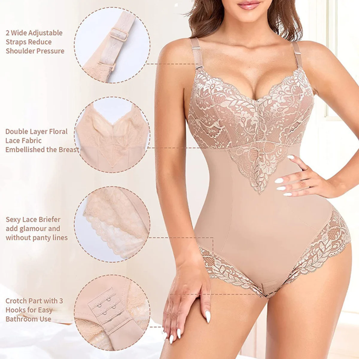 Sexy Camisole body Shapewear femmes ventre contrôle hanche bout à bout barboteuses une pièce combinaison façonnage tongs sous-vêtements exotiques