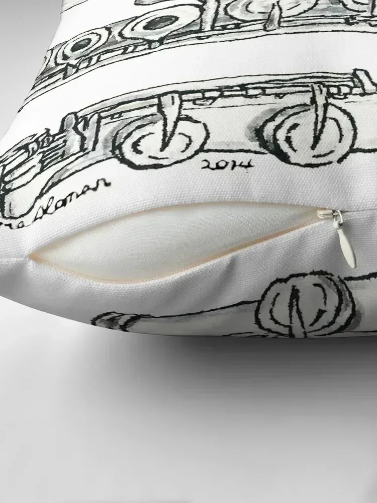 The Flute Throw Throw Pillow Sofa Cushion Cover Couch Cushions Cushions For Decorative Sofa Pillow Case Christmas pillow