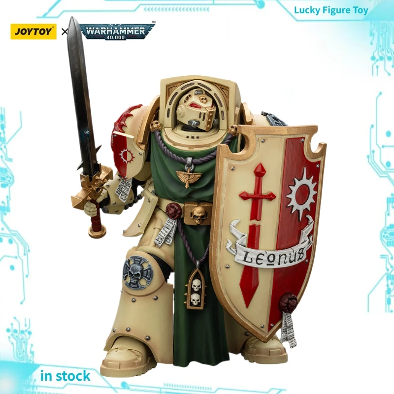

【В наличии】JOYTOY Warhammer 40K Dark Angels Deathwing Knight 2 с силовым мечом, штормовым экраном и наблюдателем в темных моделях