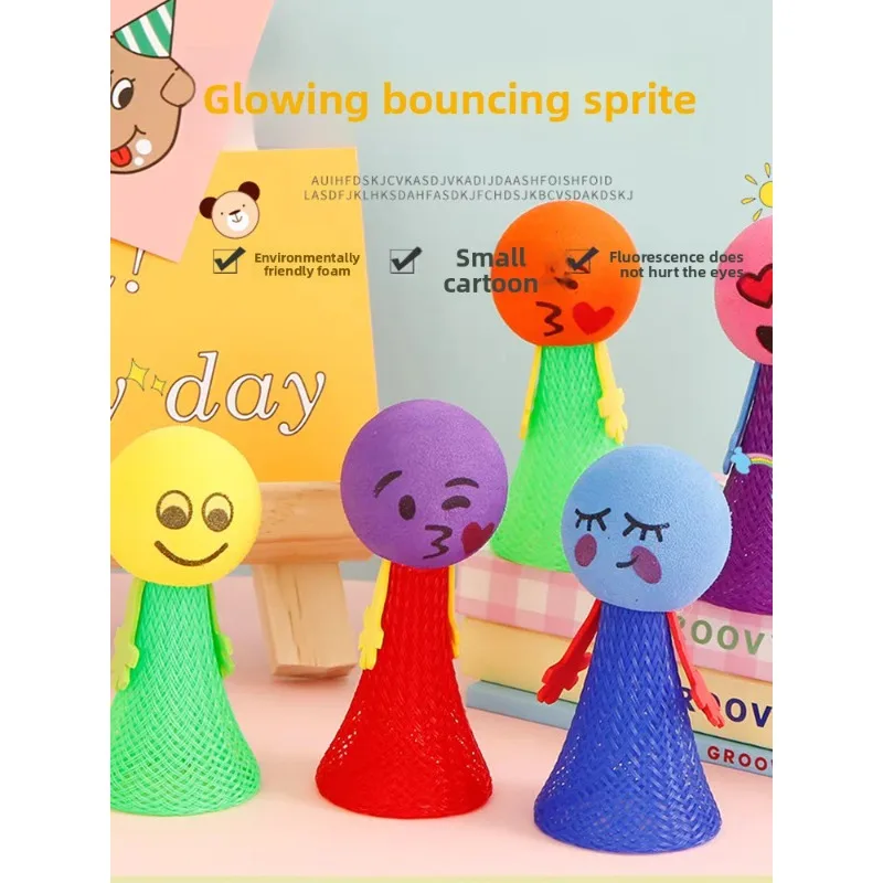 Children's toys are new and creative small gifts, and the large bouncing elf kindergarten