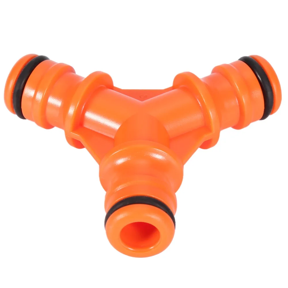 ABS Hose Connector 3 Way Y Shaped Design 3 Way Splitter Quick Connect G3/4 Connector Hose Garden Water Splitter Outdoor Watering