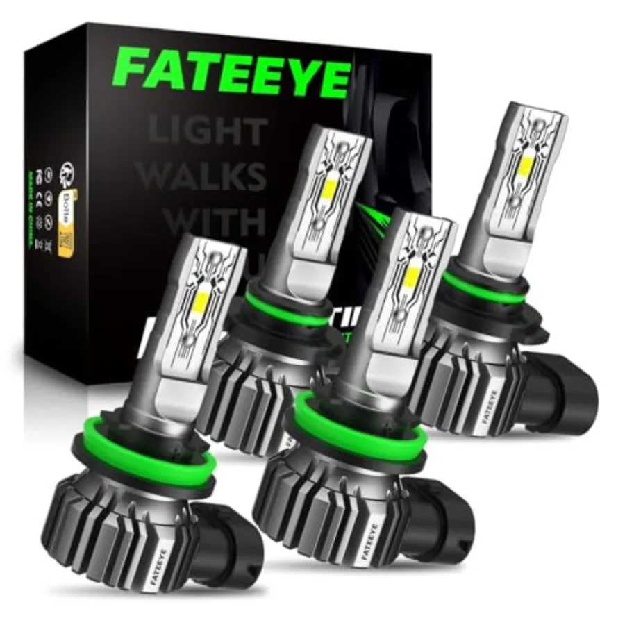 

H11 9005 LED Light Bulbs 40000LM 6500K High Beam Low Beam Bulb LED Fog Light Kit 1:1 Size Plug and Play Fog Bulbs