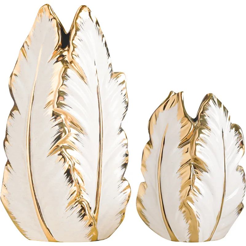 Modern light luxury ceramic high-end vase personalized living room entrance ornament TV cabinet creative home decoration cabinet