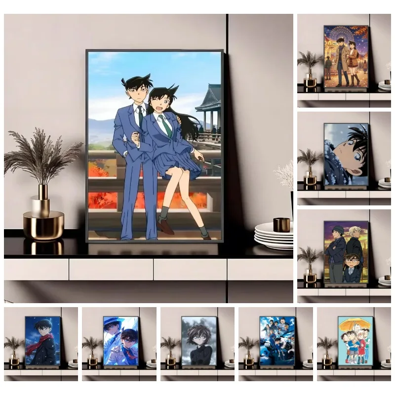 Detective Conan Shinichi Ran Diamond Painting 5D DIY Rhinestone Mosaic Anime Wall Decor Home Art Craft Gift