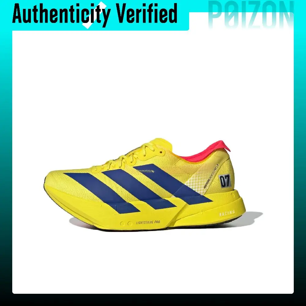 Adidas Adizero Adios Pro 4 Low top Running Shoes Men's Yellow JR6373