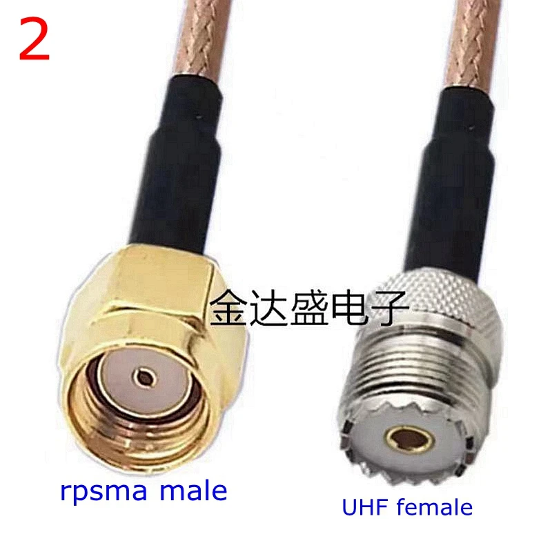 RG316 PL259 SO239 PL-259 SO-239 UHF To SMA Male Female Extension Conncetor SL16 UHF To SMA Crimp for RG316 Pigtai Low Loss Cable