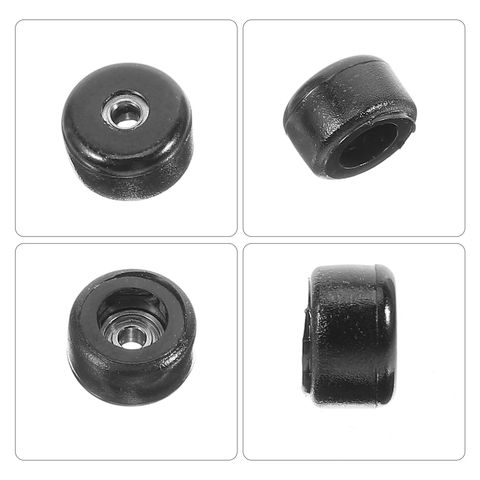 

4Pcs Finger Skate Roller Durable Stainless Plastic Fingertip Sports Relax Desktop Finger Plaything Fingerboard Roller