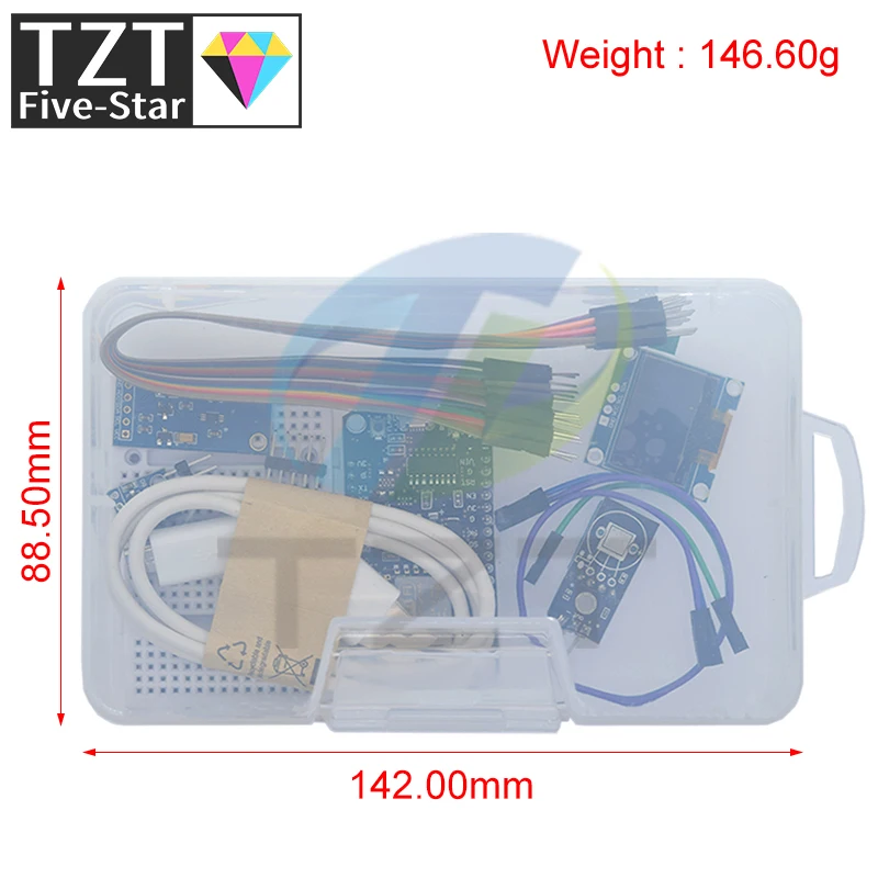 ESP8266 Weather Station Kit Temperature Humidity OLED Display Module Breadboards For Aarduino