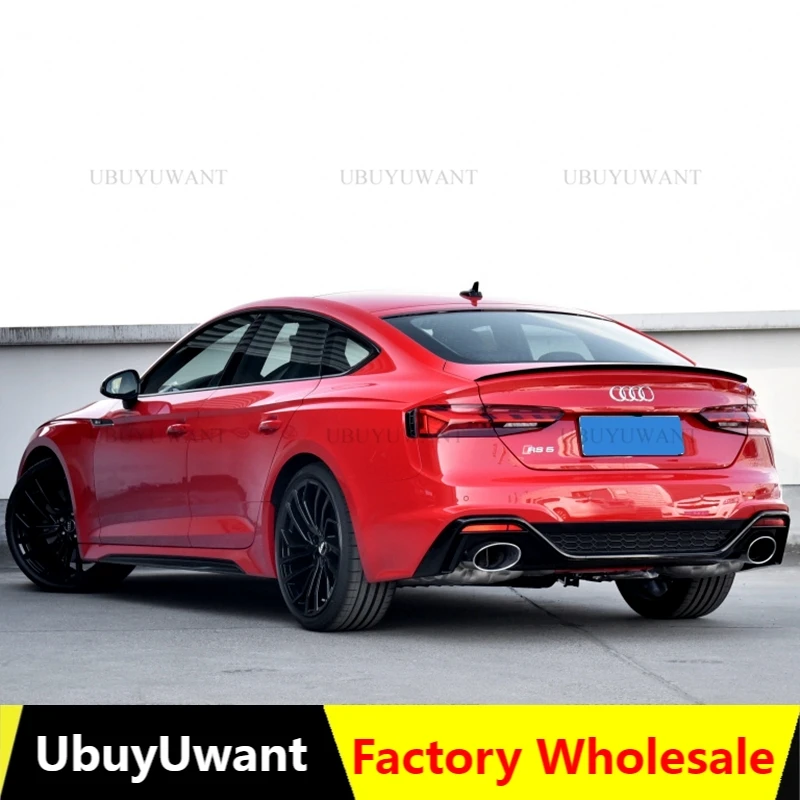 For Audi A5 2017 2018 2019 2020 Car Rear Trunk Spoiler High Quality ABS Material Primer Color Car Tail Wing Decoration