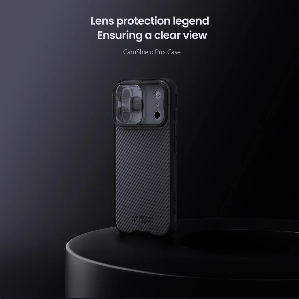 Nillkin For iPhone 18 Pro Max / 17 Pro Max Case Ultra thin Camshield Pro Hard PC Back Cover Slide Camera Protection Lens Cases