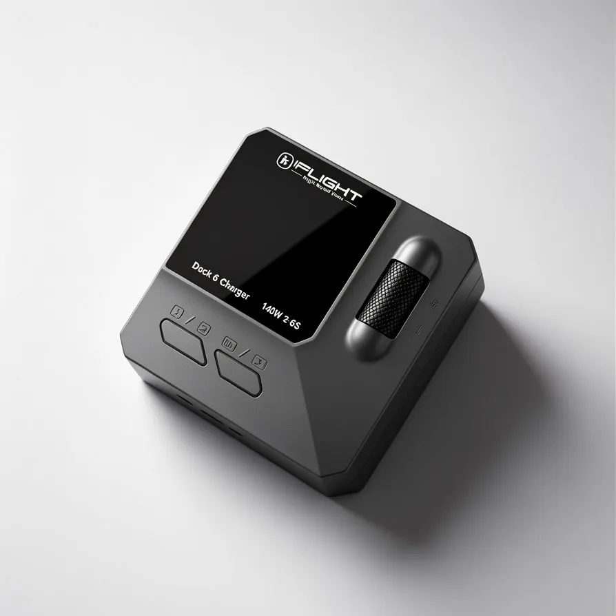 iflight-dock-6-charger-140w-2-6s-support-lipo-dock-6ch-charger-hub-for-fpv