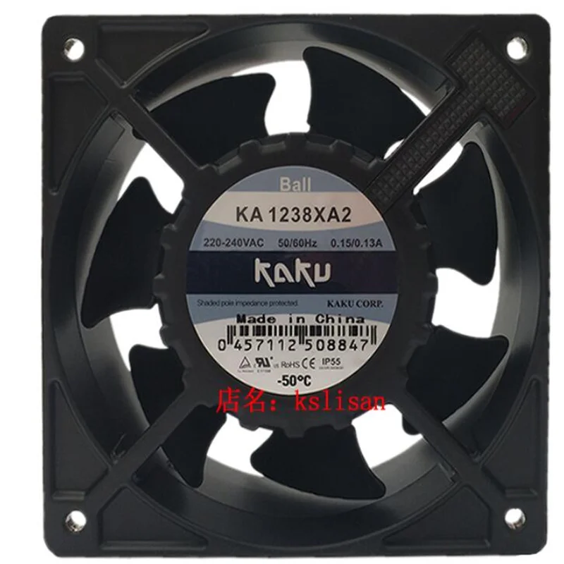 Imagem -04 - Ventilador de Volume de ar Grande com Rolamento de Esferas Ka1238xa2 220v 0.15a 0.13a 120*120*38 mm