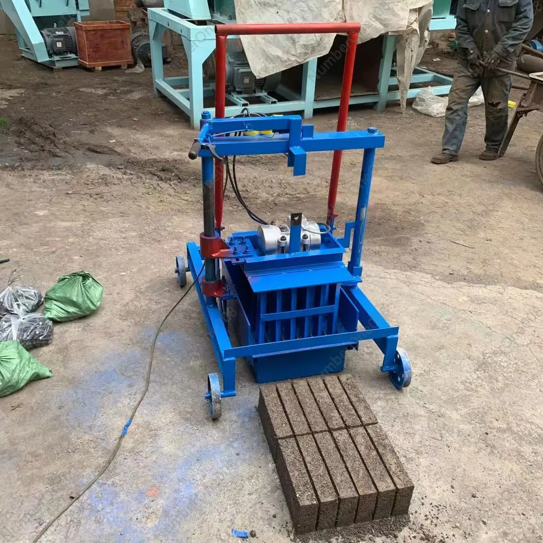 

2-45A Small Semi-Automatic Hollow Solid Plastic Brick Making Machine Production Line