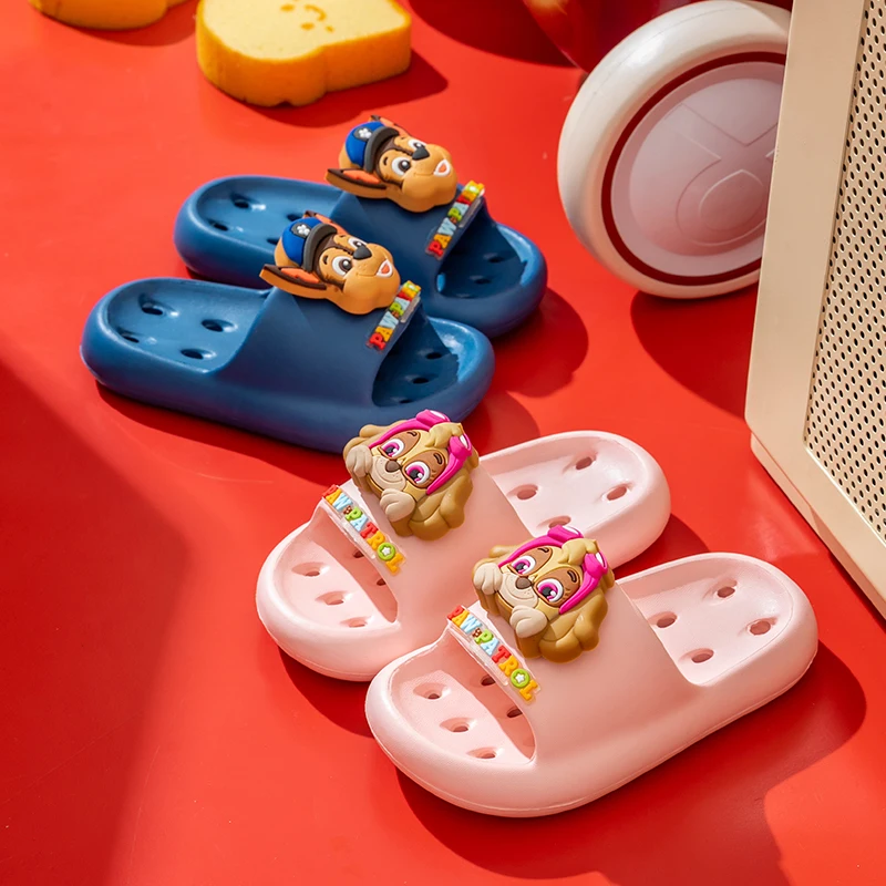 

Подлинные тапочки из ЭВА «Щенячий патруль» Dino Rescue с коллекционной фигуркой Патрула Кани, детский подарок на день рождения