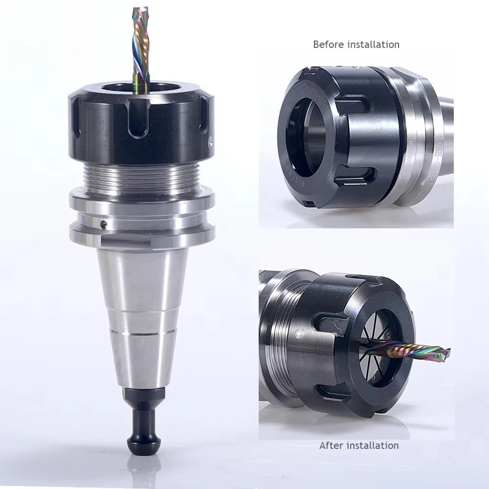IS030 ER32 45 CNC Ultra Precision Balanced Collet Chuck G2.5 30000RPM Engraving Milling Lathe Tool Holder 1PCS
