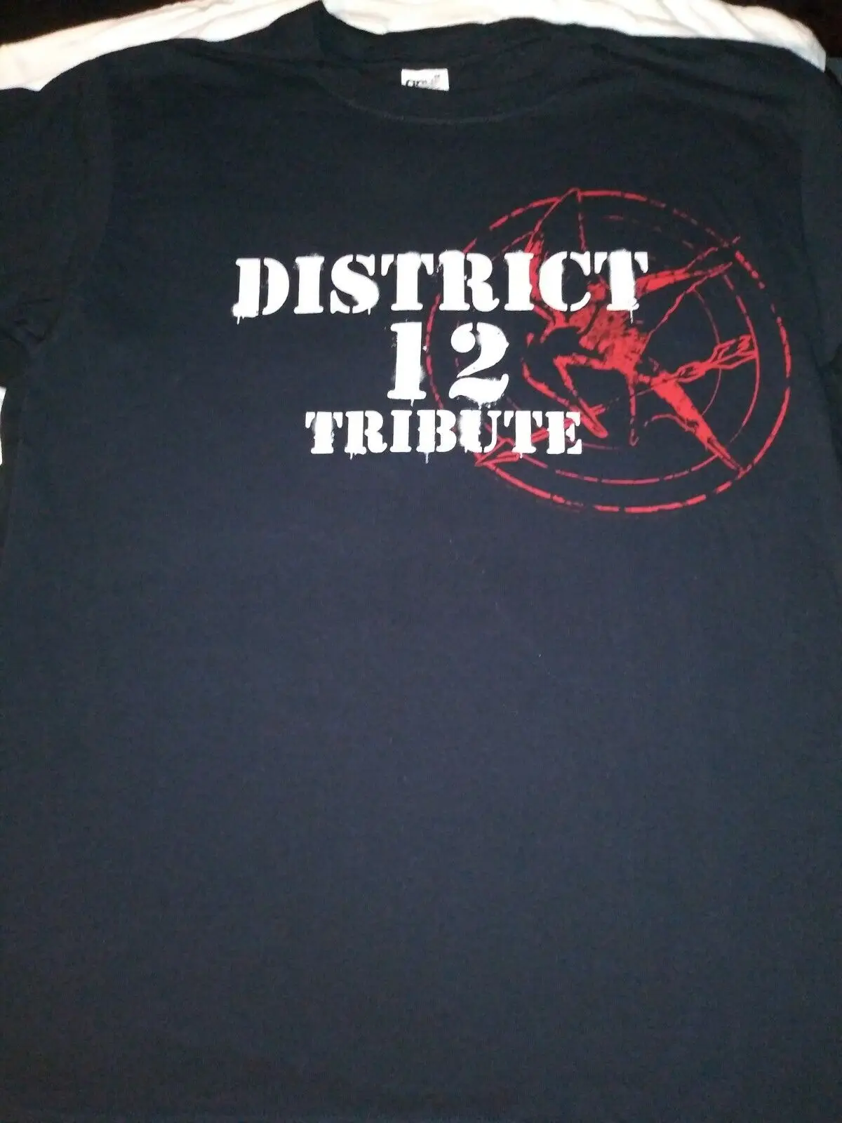 HUNGER GAMES District 12 Tribute 2012 Jennifer Lawrence Movie Medium M T SHIRT Funny Short Sleeve Tshirt Streetwear