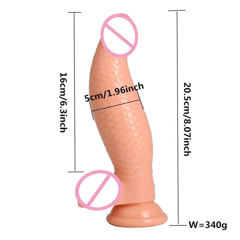 

Huge Realistic Dragon Dildos Fish Scale Animal Cock Suction Cup Dildo Female Masturbation Big Dick Penis for Women Lesbian