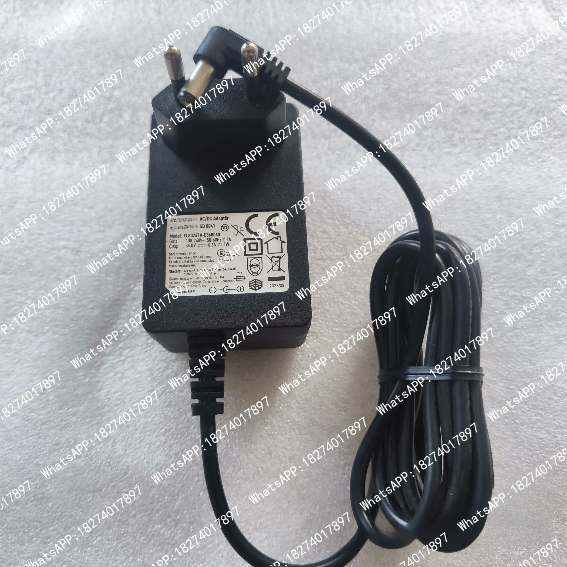 YLS024A-E360060 1PCS FOR Power Adapter 36V 0.6A 21.6W European Plug Charger  Personal Care Appliance Parts