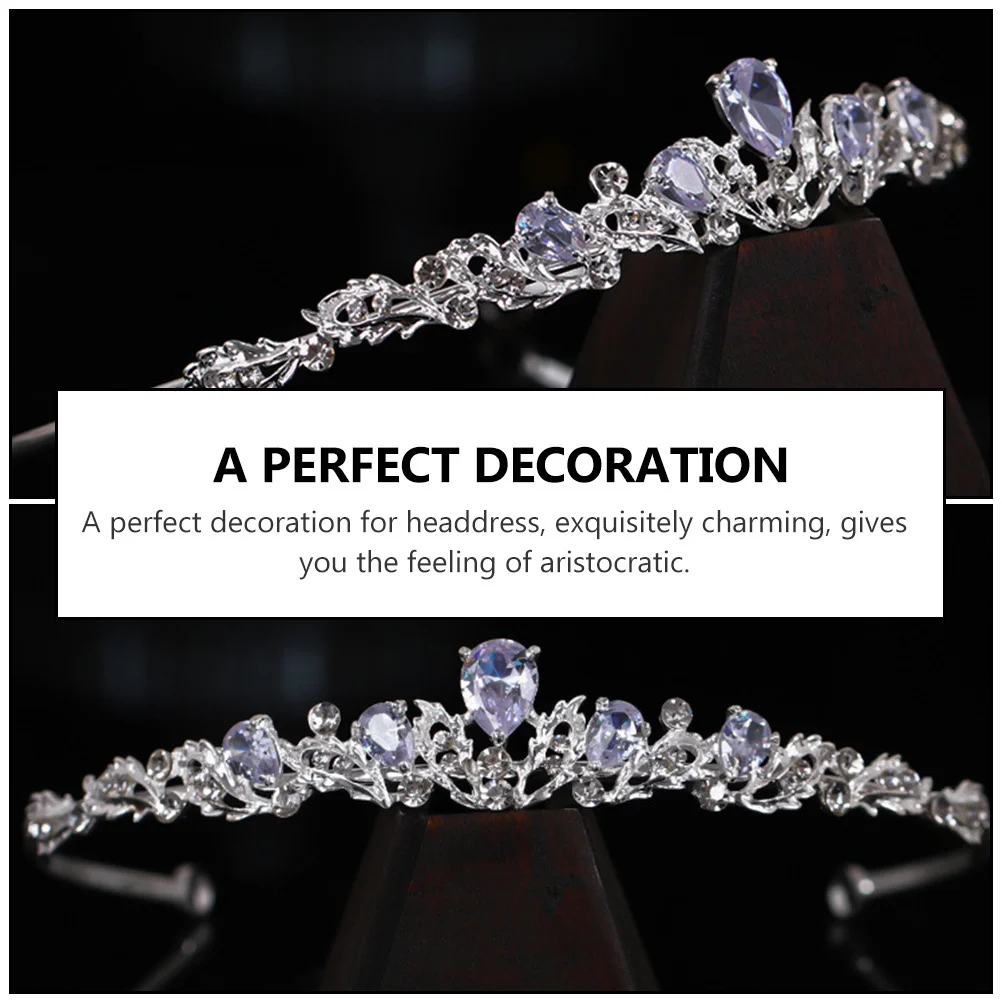 فلاش الماس تاج صغير الزفاف حجر الراين غطاء الرأس أنيقة الزفاف الشعر التبعي للعروس وصيفه الشرف الطرف الديكور
