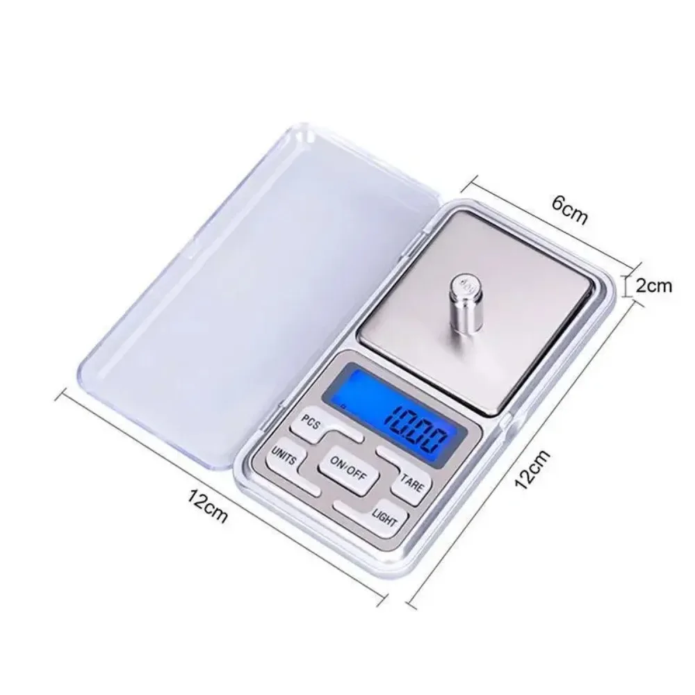 Pocket Digital Jewellery Scale Weight 100g 200g 500g Range Accuracy 0.1g for Fishing Weight Kitchen Scale Food Scale Digital