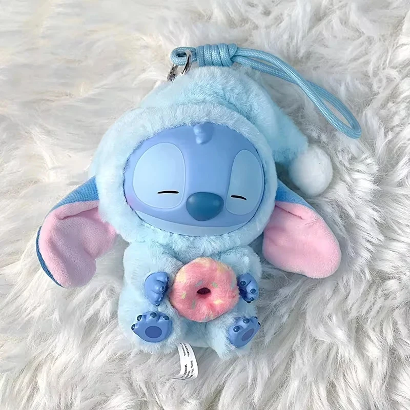 MINISO Original Disney Stitch Eat Some Thing Before Sleep Series caja ciega colgante muñecas lindas juguetes misteriosos regalos para niños y niñas