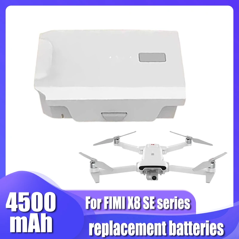 For FIMI X8 SE 2020 2022 V2 Remote Control Drone Battery Replacement, 11.4V 4500mAh