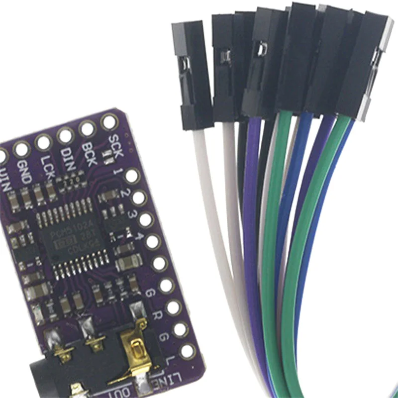 Pcm5102 Dac I 2S Interface Decoder Geluidskaart Kaart Kaart Digitale Audio GY-PCM5102 Phat Formaat Speler Module Digitale Audio Board Module