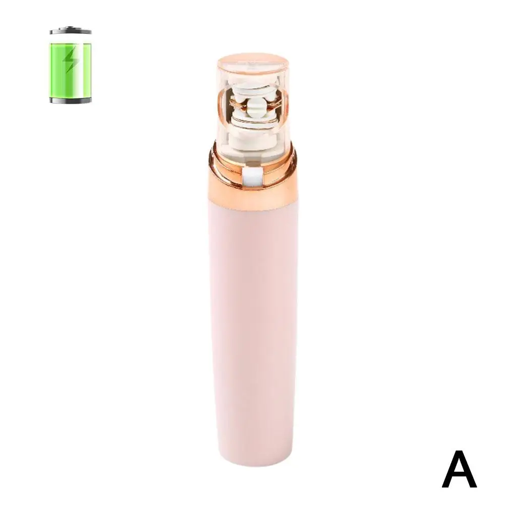 1pc Elektrische Wenkbrauw Trimmer Mini Eye Brow Epilator Pijnloos Facial Lipstick Verwijderen Draagbare Vorm Scheermes Haar Scheerapparaat Tool Y8X4