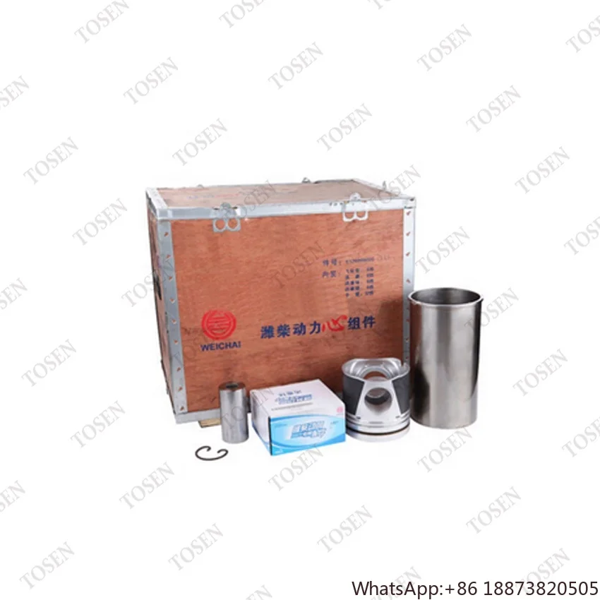 

Cylinder liner piston kit Engine overhaul kits 612600900079 for WEICHAI WP10