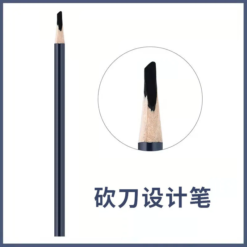 

Tattoo Makeup Artist Eyebrow Design Pen Wild Line Eyebrow Special Waterproof and Sweatproof Eyebrow Positioning Pen