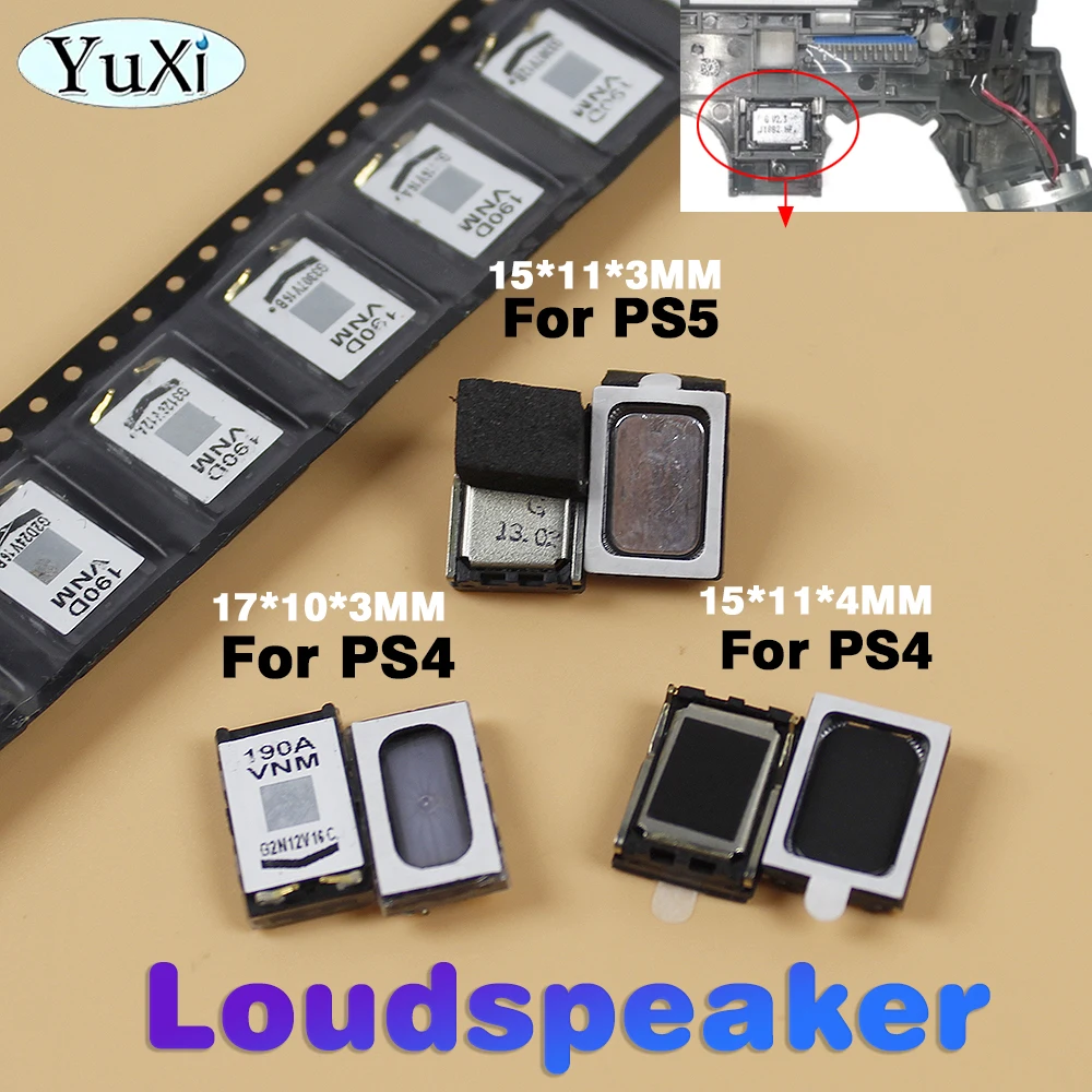 2 sztuki dla PS5 PS4 Głośnik wewnętrzny Głośnik audio dla kontrolera PlayStation 4 Gamepad Środkowa rama Głośnik Część zamienna