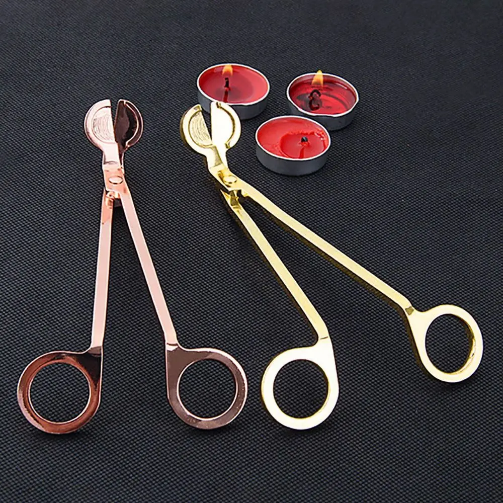 Stainless Steel Oil Lamp Snuffers Tool Candle Wick Trimmer Candle Accessories Cutter Candle Wick Scissors
