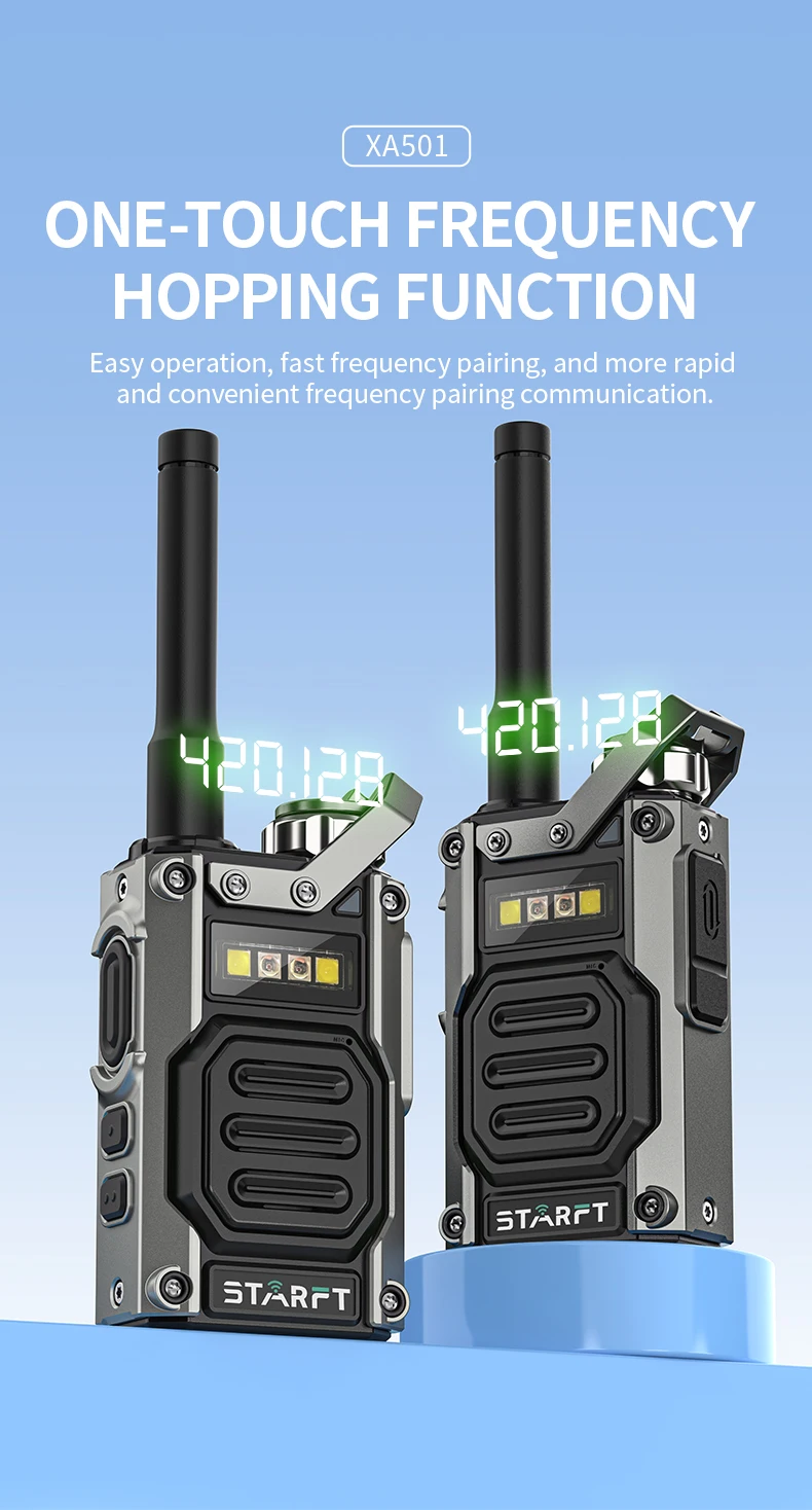 XA501 walkie-talkie long-distance professional civil outdoor Portable Mini Communication Radio Profesional PMR 446 Quality