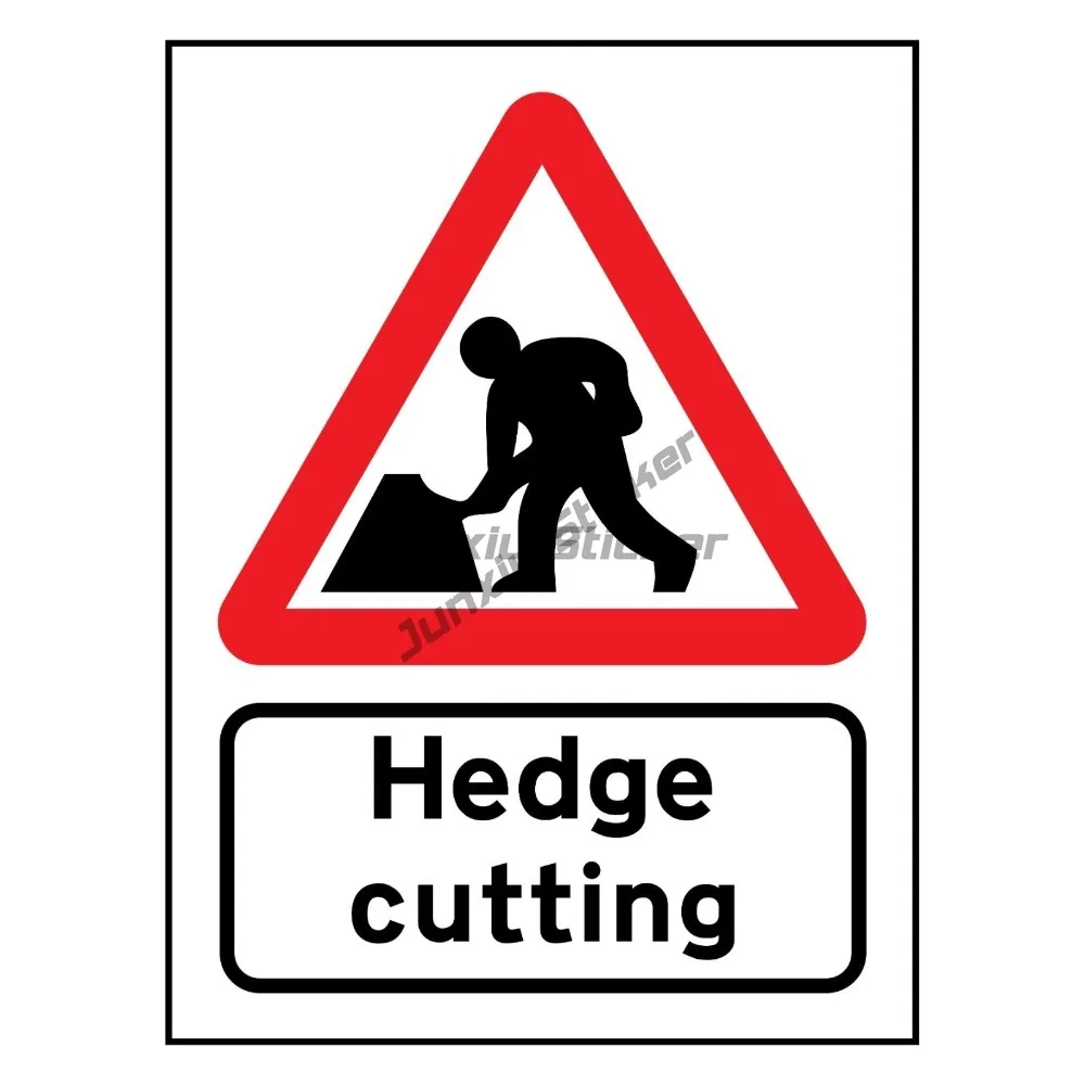 

Hedge Cutting Sign Or Sticker Windows Decorative Decals Suv Tents Outdoor Camping Stickes